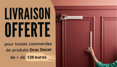 Nouveautés Orac Décor, livraison gratuite à partir de 139 euros d'achat